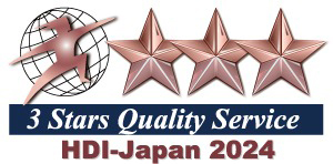3 Stars Quality Service HDI-JAPAN 2021